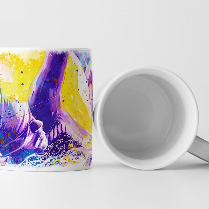 Schwimmen III Tasse als Geschenk,  Design Sinus Art