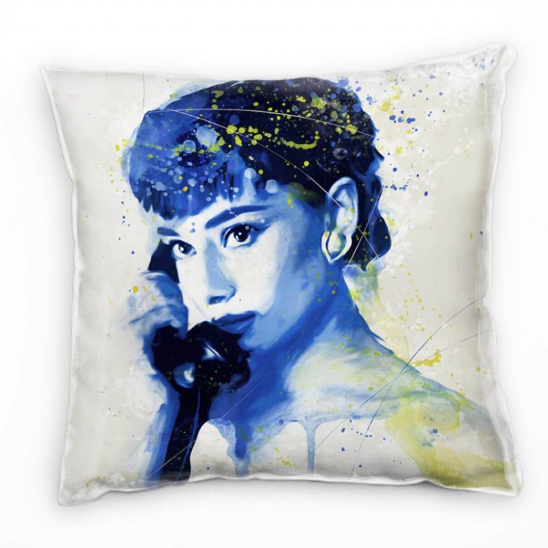 Audrey Hepburn V Deko Kissen Bezug 40x40cm für Couch Sofa Lounge Zierkissen