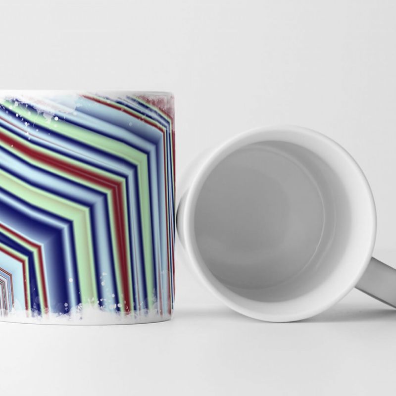 Tasse Geschenk Künstlerische Fotografie – Bunte Kante