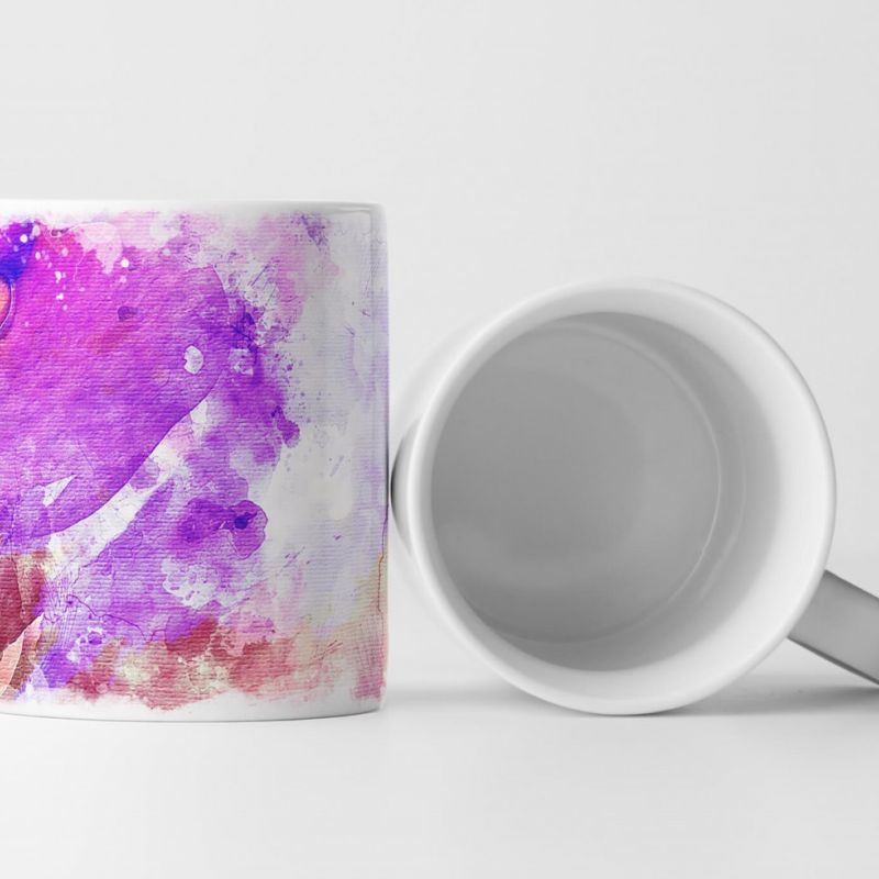 Flamingo Tasse als Geschenk,  Design Sinus Art