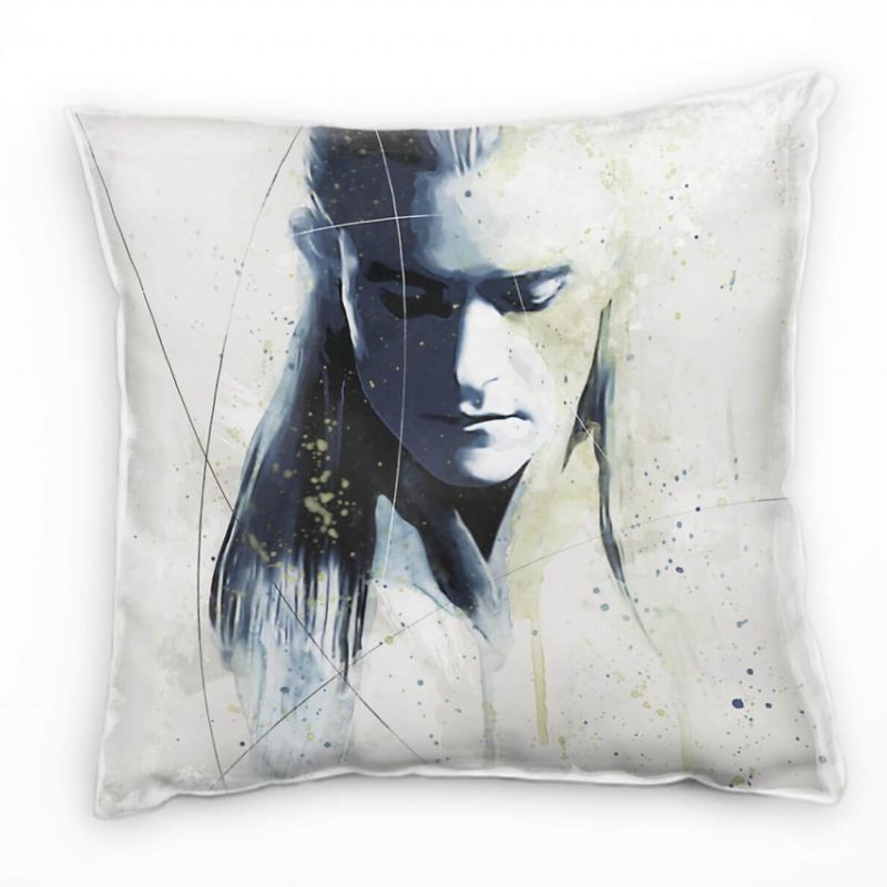 Herr der Ringe Legolas Deko Kissen Bezug 40x40cm für Couch Sofa Lounge Zierkissen