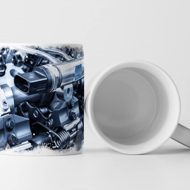 Tasse Geschenk  Automotor – Fotografie Industrie