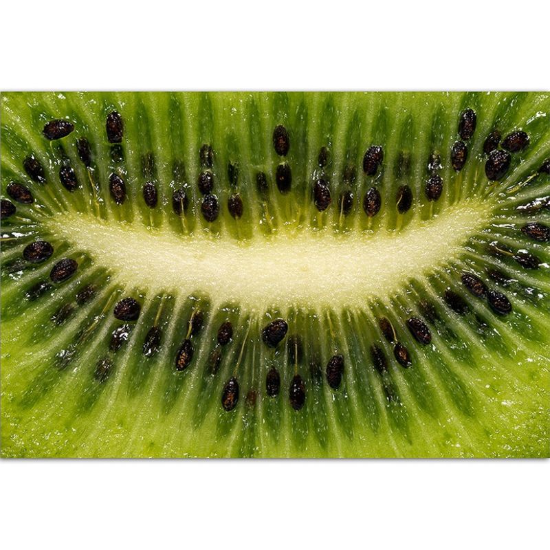 120x80cm Kiwi Frucht Kerne makro