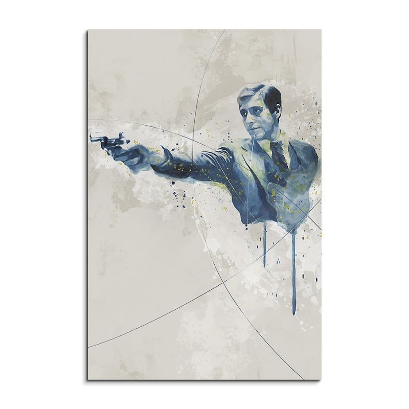 Al Pacino Der Pate Aqua 90x60cm Aqua Art Wandbild