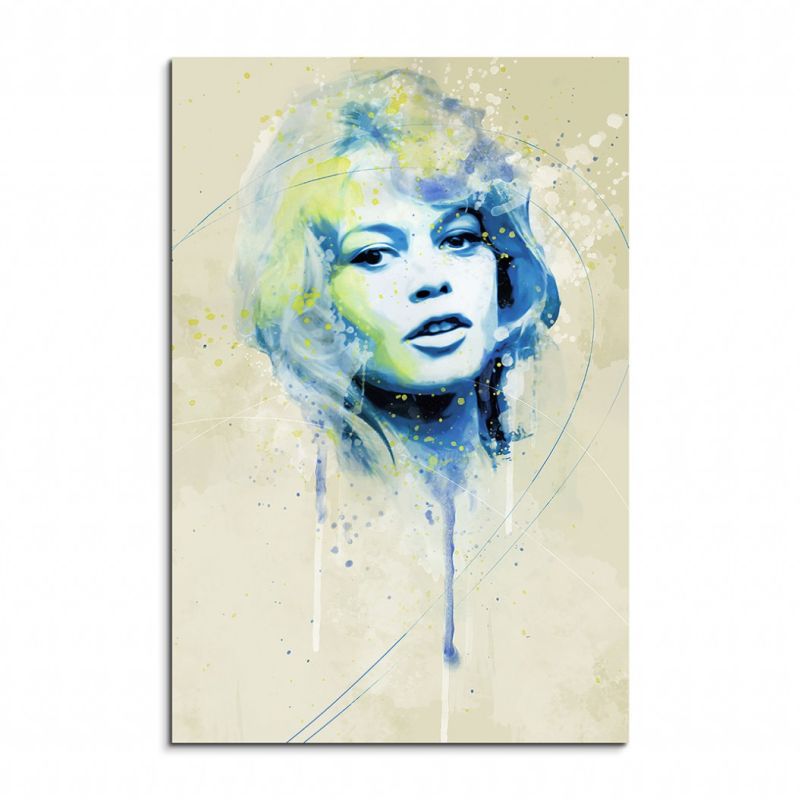 Brigitte Bardot VIII Aqua 90x60cm Wandbild Aquarell Art