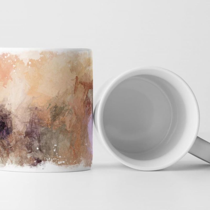 Tasse Geschenk künstlerisches Bild – Imitation eines Pflasters