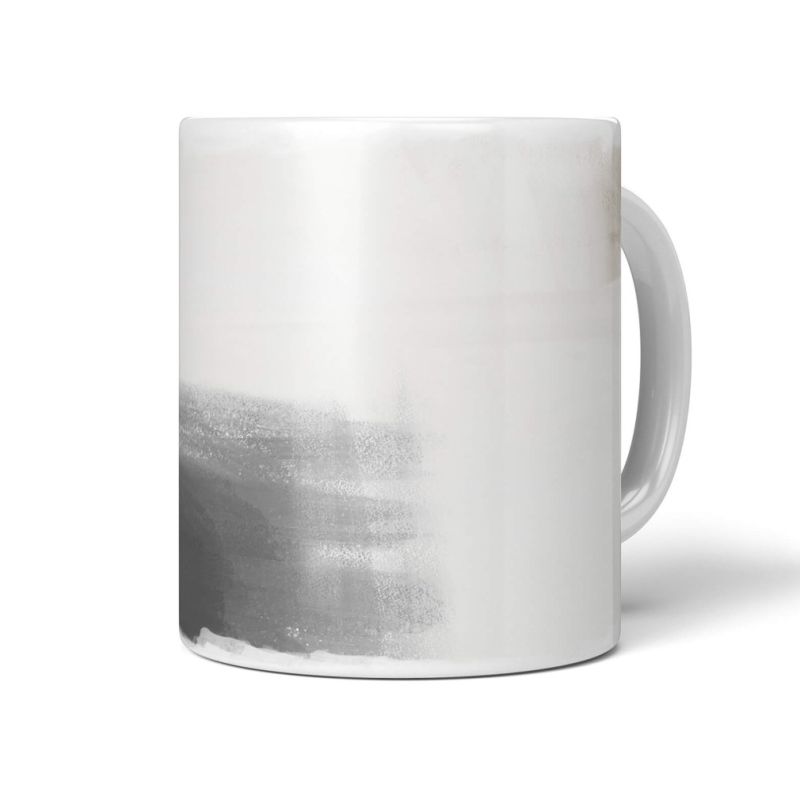 Dekorative Tasse mit schönem Motiv abstraktes Design Struktur Modern Kunstvoll Wasserfarben