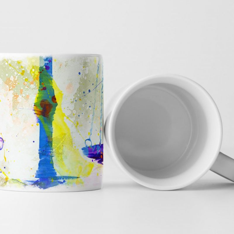 Waage Tasse als Geschenk,  Design Sinus Art