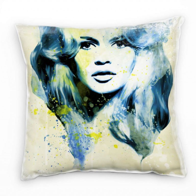 Brigitte Bardot VII Deko Kissen Bezug 40x40cm für Couch Sofa Lounge Zierkissen