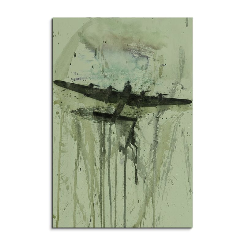 Battle of Britain Flight 90x60cm  Aquarell Art Leinwandbild