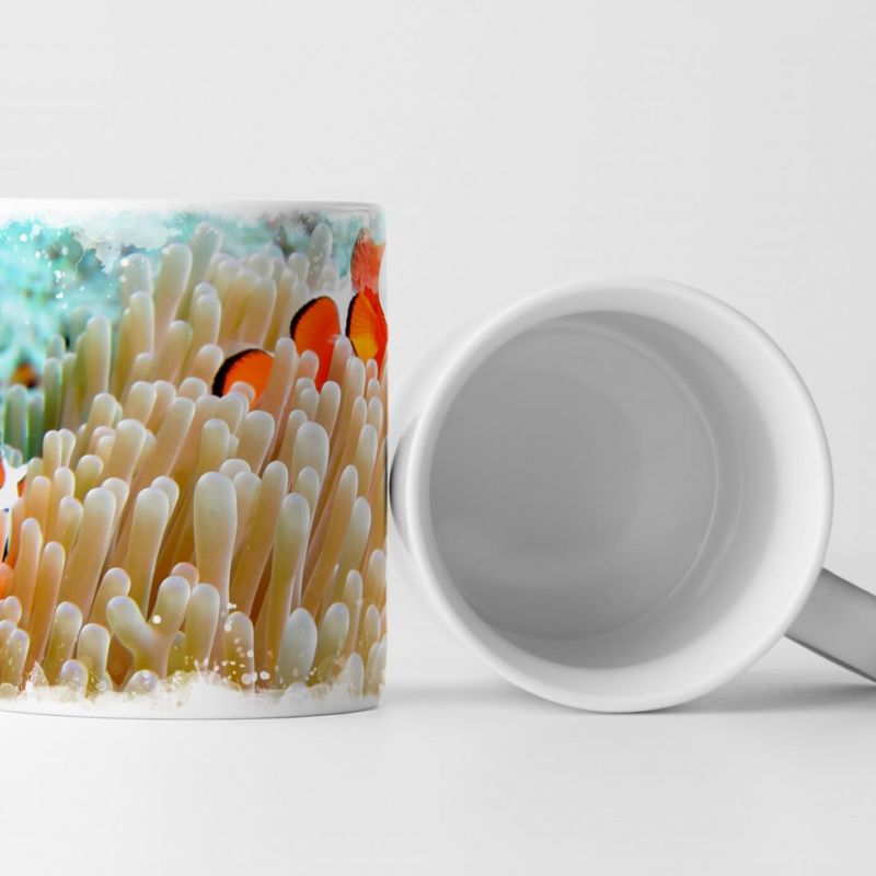 Tasse Geschenk Clown Fische – Unterwasserfotografie