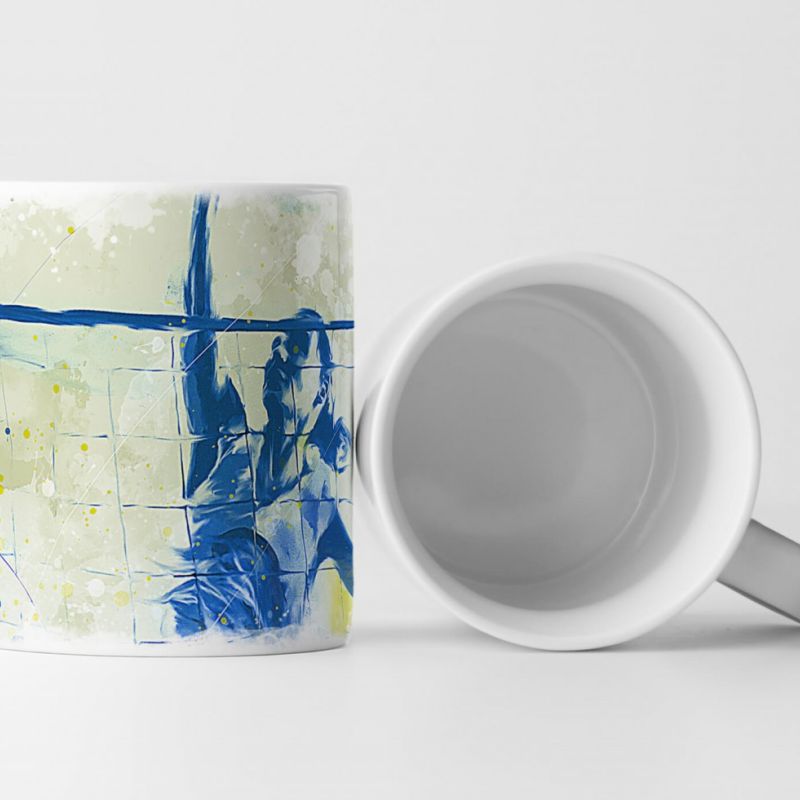 Volleyball Tasse als Geschenk,  Design Sinus Art