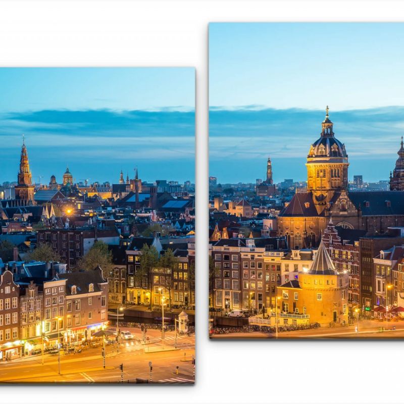 Amsterdam Skyline Wandbild in verschiedenen Größen