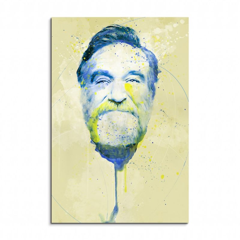 Robin Williams Aqua 90x60cm Wandbild Aquarell Art