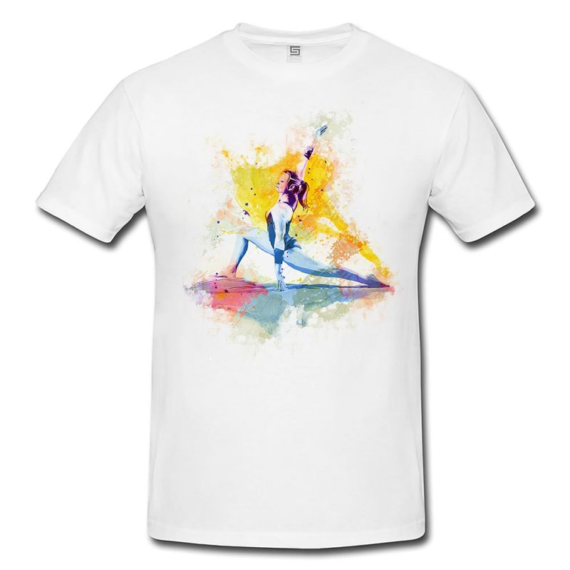 Turnen X  Herren und Damen T-Shirt Sport Motiv aus Paul Sinus Aquarell