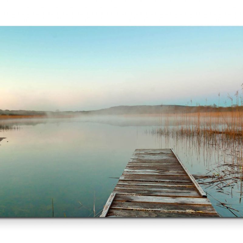 Landschaftsfotografie  Sonnenaufgang im Nebel – Leinwandbild