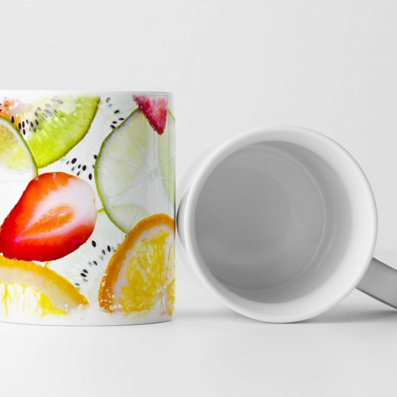 Tasse Geschenk Fruchtstücke