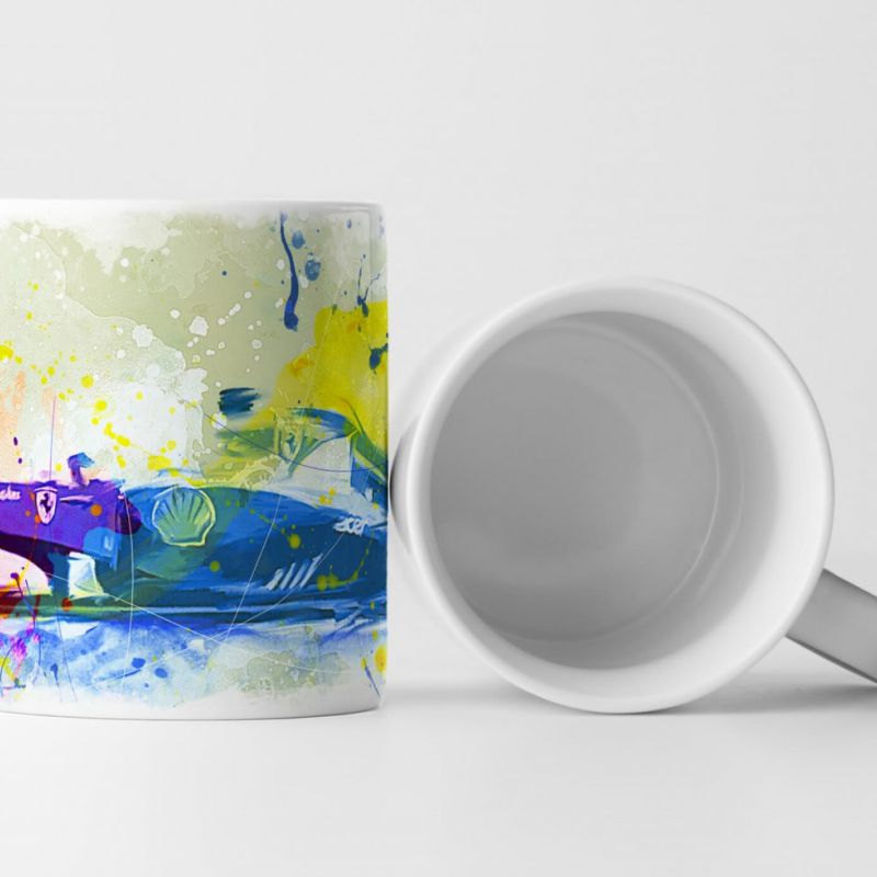 Formel1 Tasse als Geschenk,  Design Sinus Art