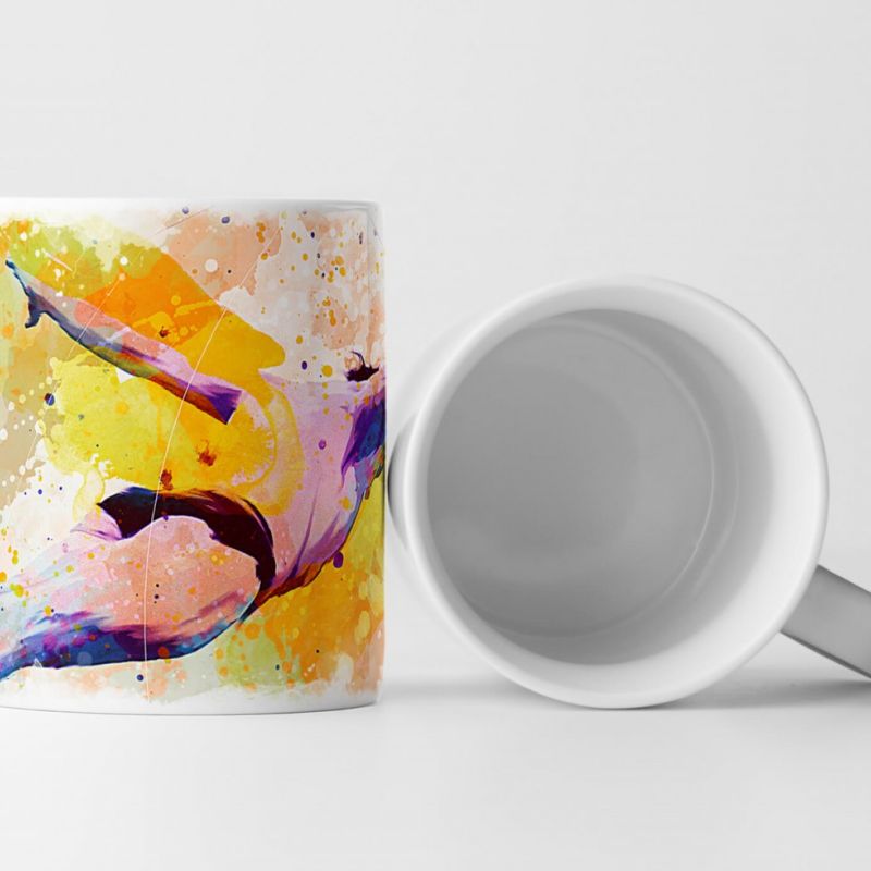 Klippenspringer Tasse als Geschenk,  Design Sinus Art