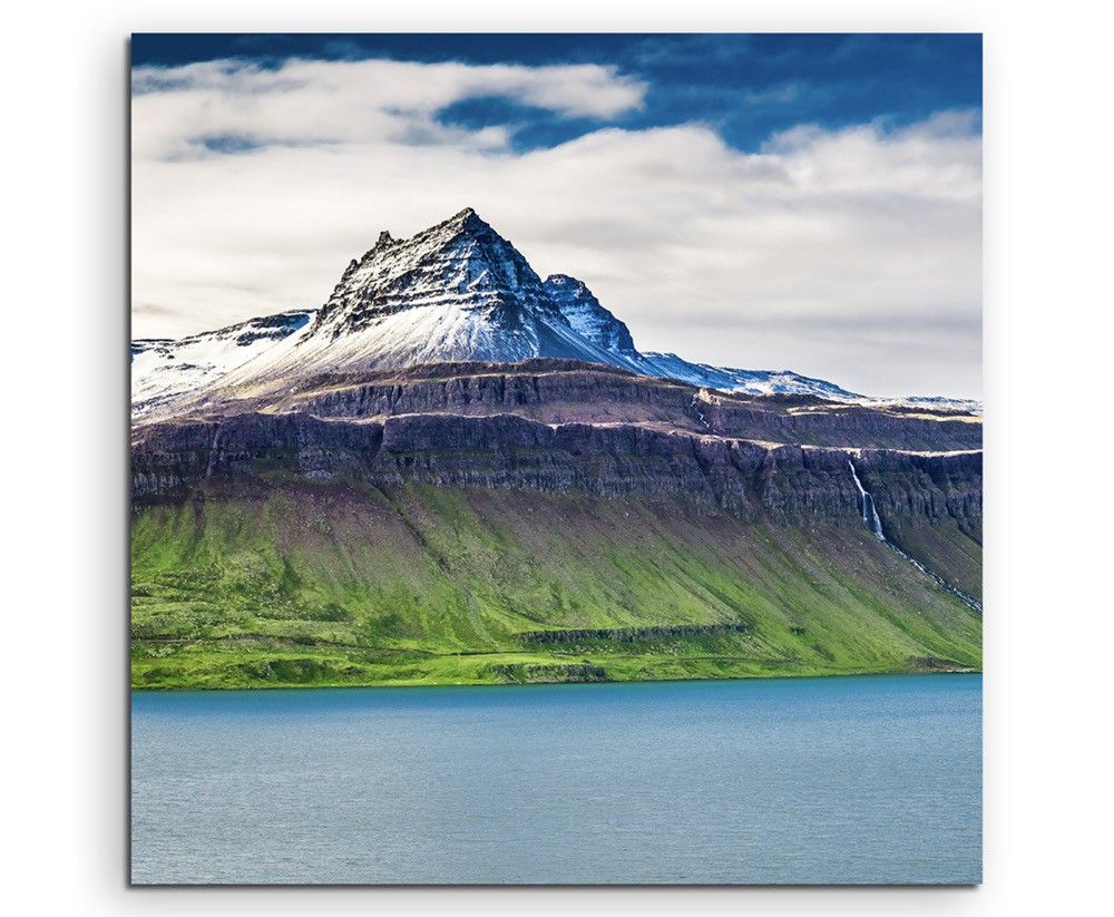 Landschaftsfotografie – Vulkanlandschaft, Island auf Leinwand