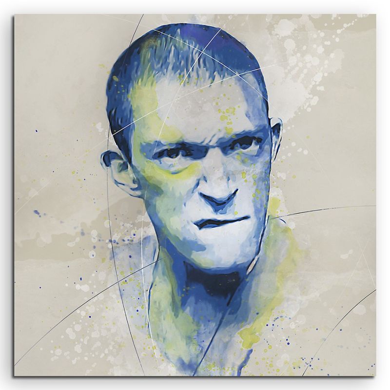 La Haine Vincent-Cassel Aqua 90×60 cm Aquarell Kunstbild