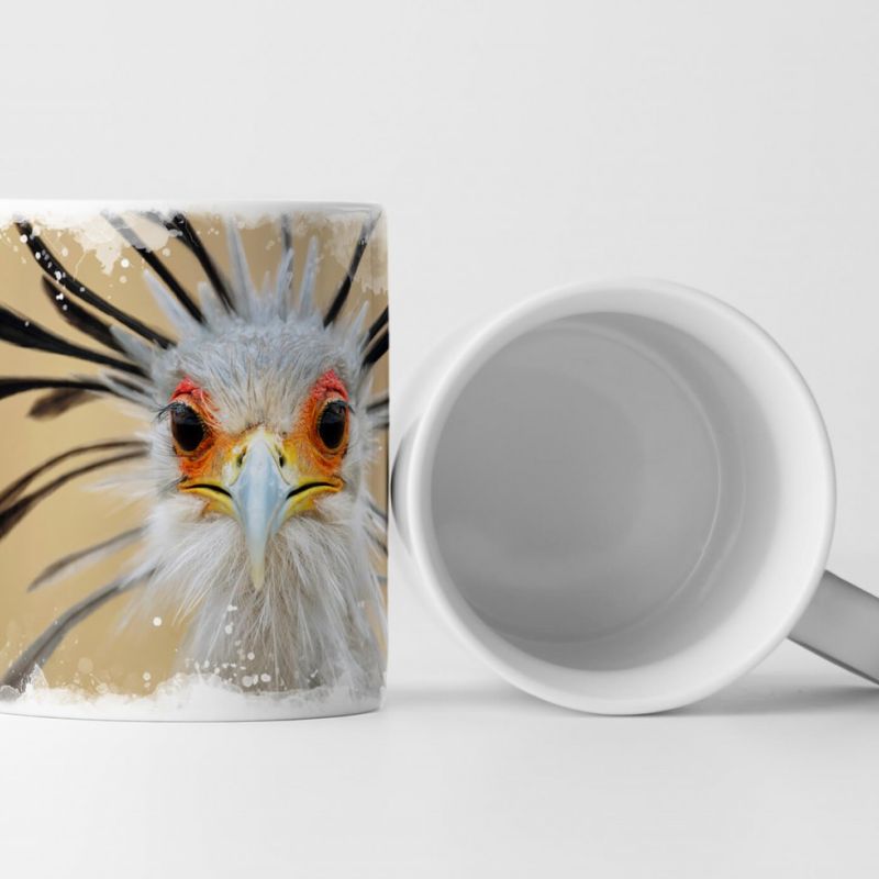 Tasse Geschenk Tierfotografie – Witziger Vogel