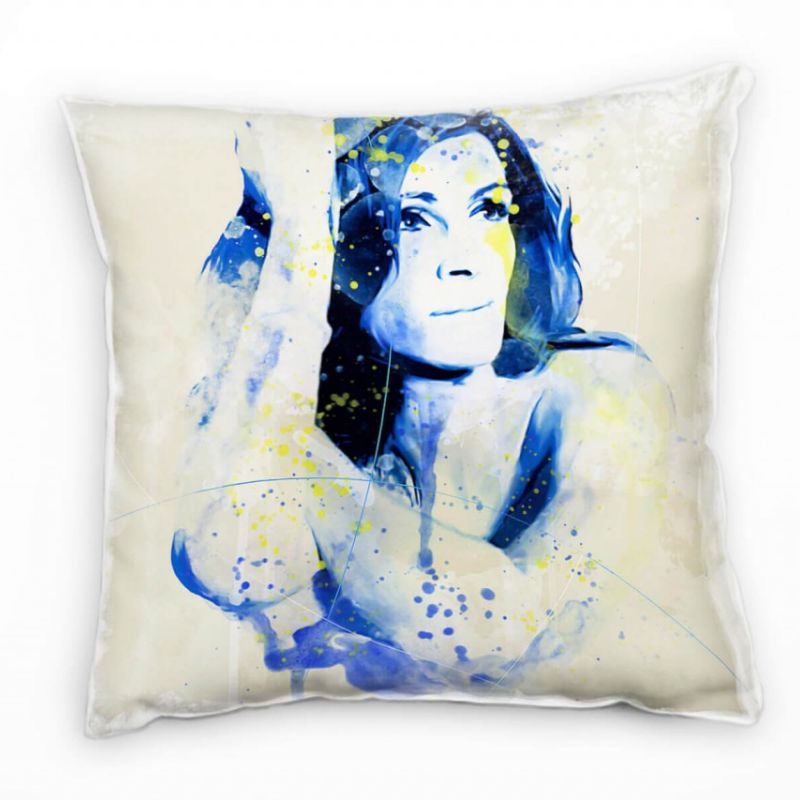 Julia Roberts Deko Kissen Bezug 40x40cm für Couch Sofa Lounge Zierkissen