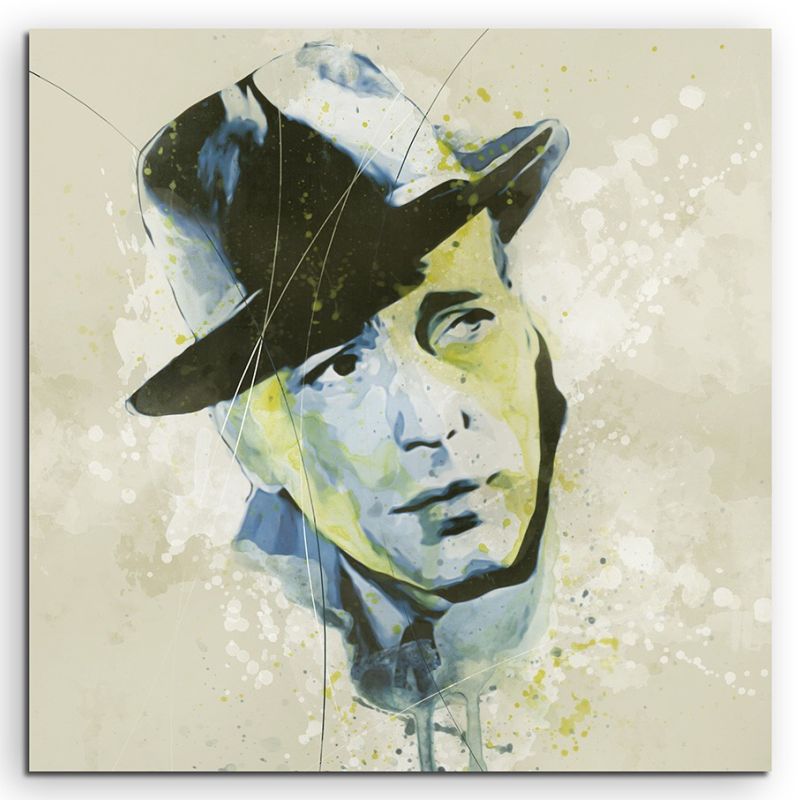 Humphrey Bogart Aqua 60x60cm Aqua Art Wandbild