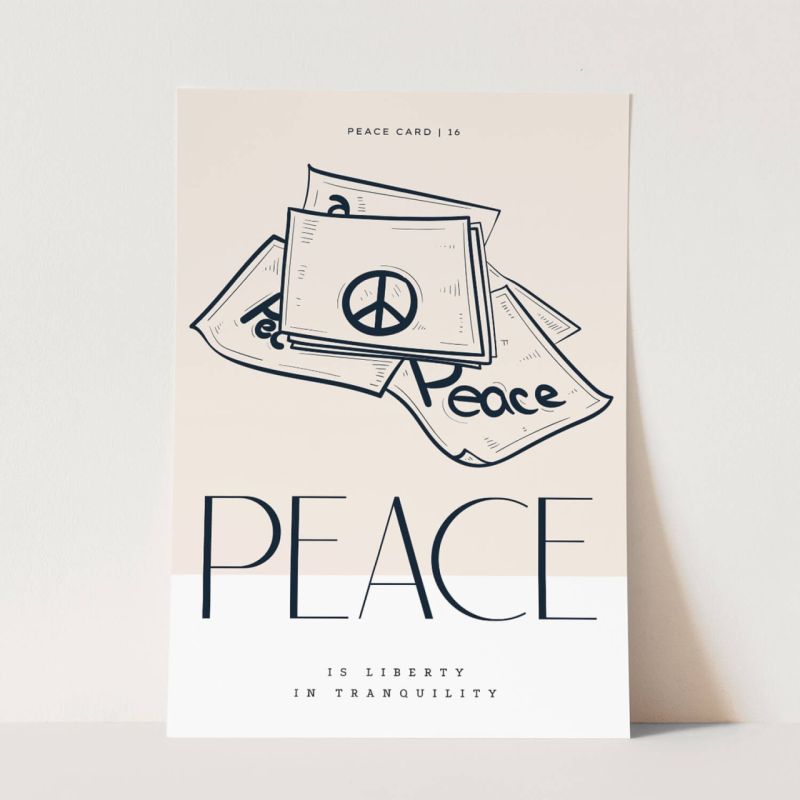 Dekorative Illustration Peace Collection Frieden Freiheit