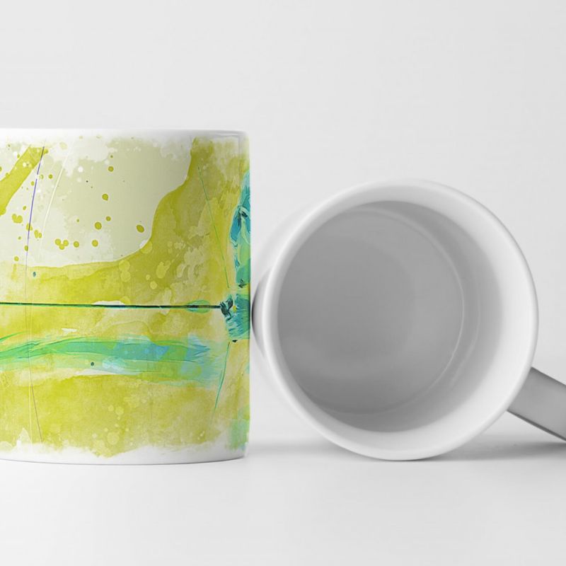 Bogenschiessen Tasse als Geschenk,  Design Sinus Art