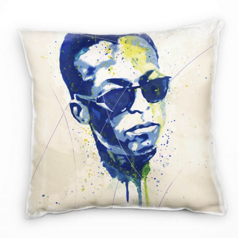 Miles Davis Deko Kissen Bezug 40x40cm für Couch Sofa Lounge Zierkissen