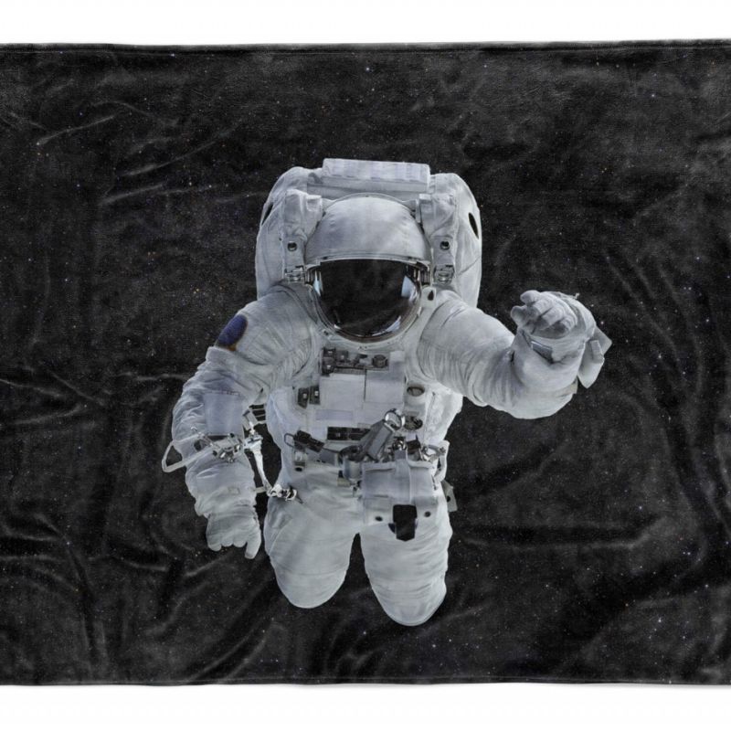 Handtuch Strandhandtuch Saunatuch Kuscheldecke  mit Fotomotiv Astronaut Weltall