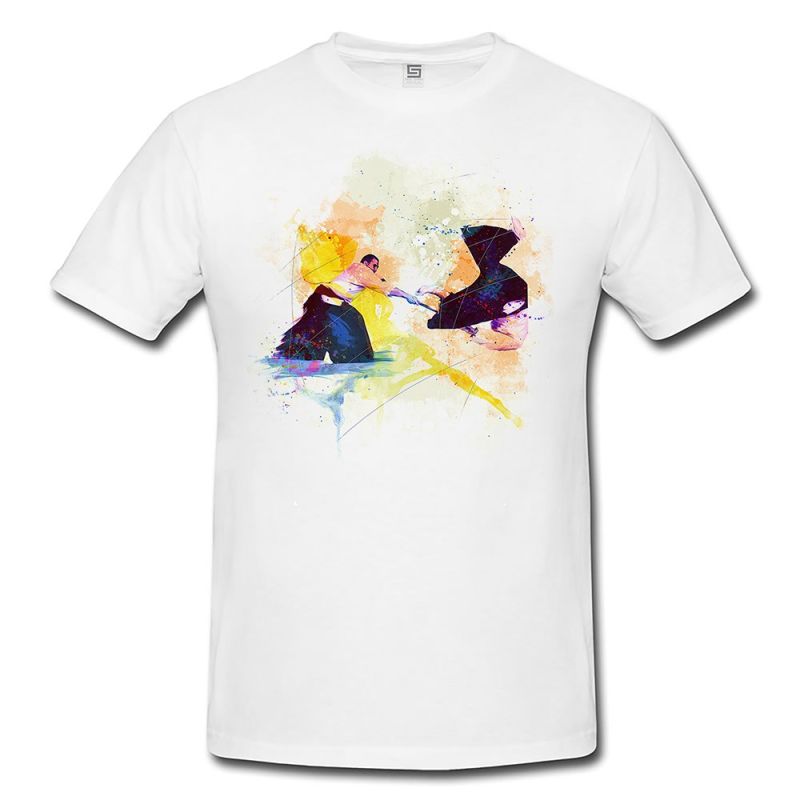 Aikido I  Herren und Damen T-Shirt Sport Motiv aus Paul Sinus Aquarell