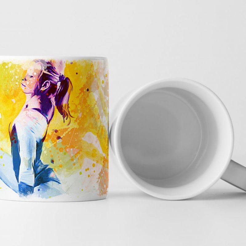 Turnen X Tasse als Geschenk,  Design Sinus Art