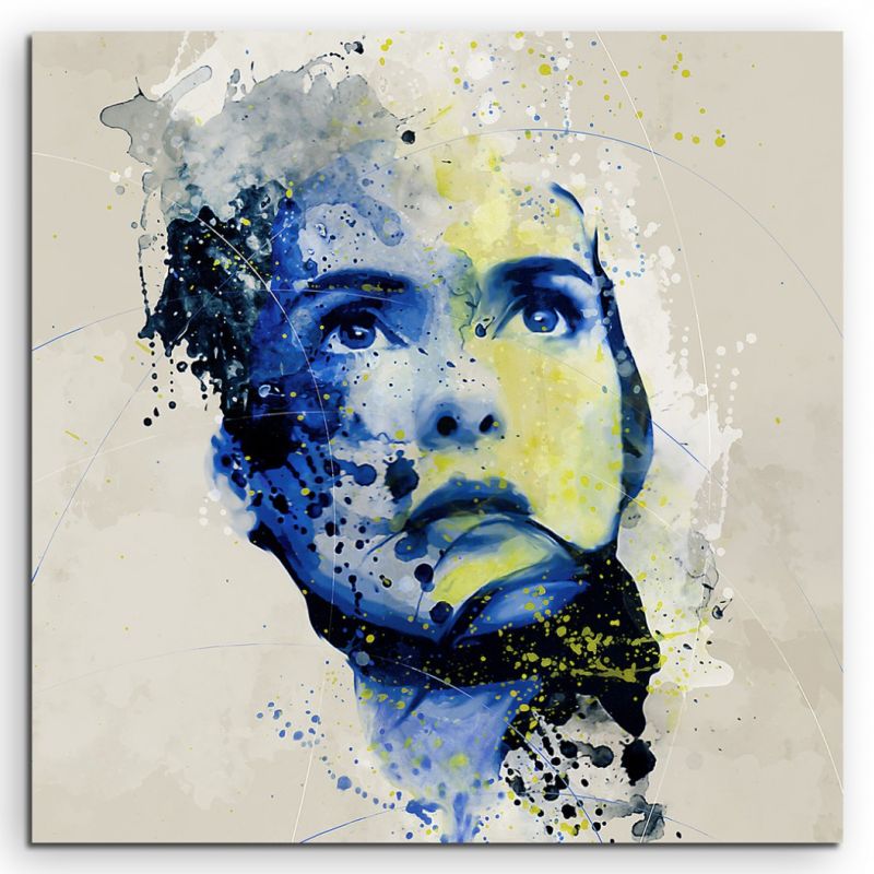 Winona Ryder II Aqua 60x60cm Wandbild Aquarell Art