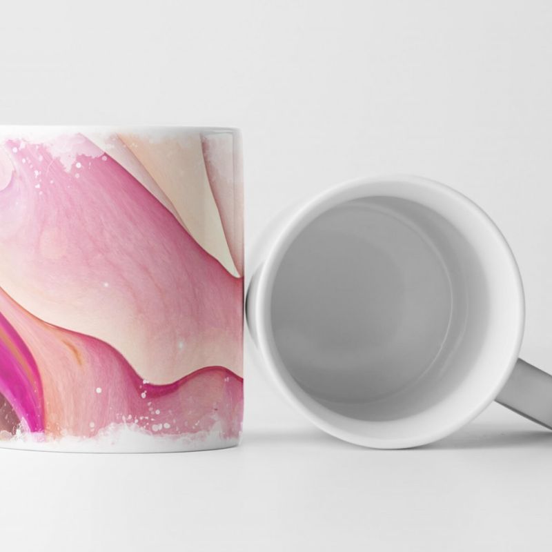 Tasse Geschenk Verzerrte Rose