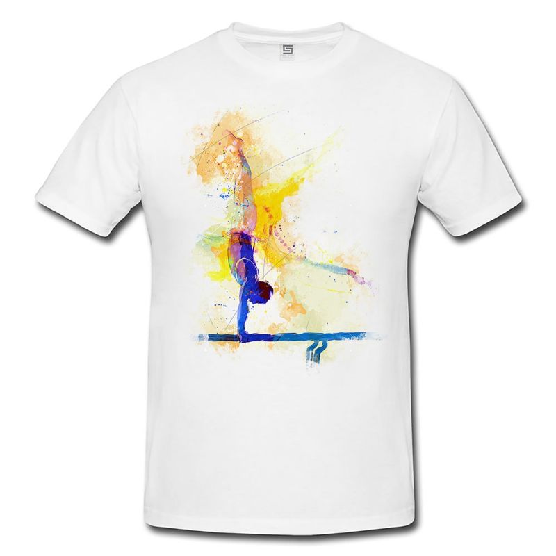 Turnen IX  Herren und Damen T-Shirt Sport Motiv aus Paul Sinus Aquarell