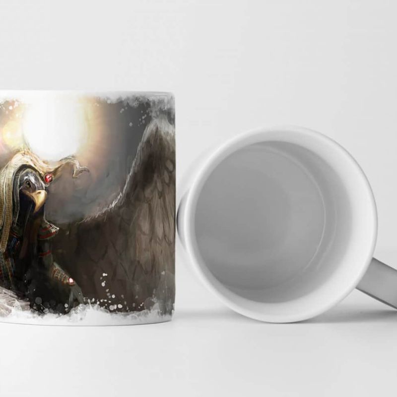 Tasse Geschenk Bild – Mythologisches Wesen aus Adler und Amon Ra