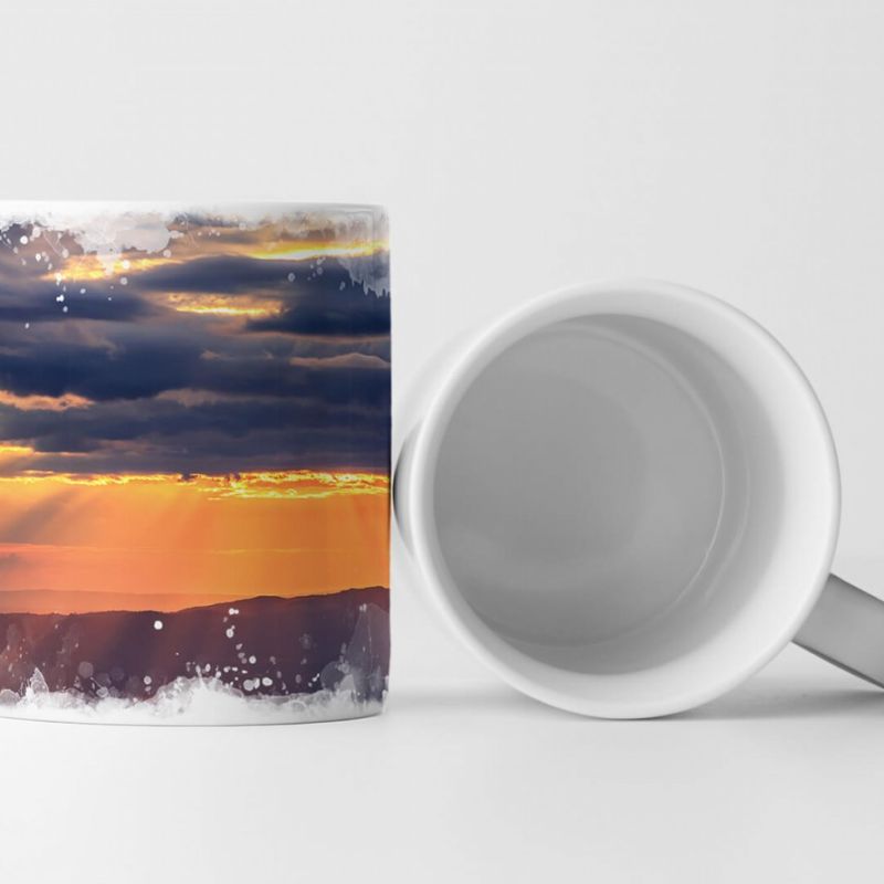 Tasse Geschenk Landschaftsfotografie – Atmosphärischer Himmel