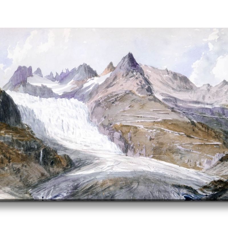 Remaster 120x60cm John Singer Sargent weltberühmtes Gemälde zeitlose Kunst Alpen Berge Schneegipfel