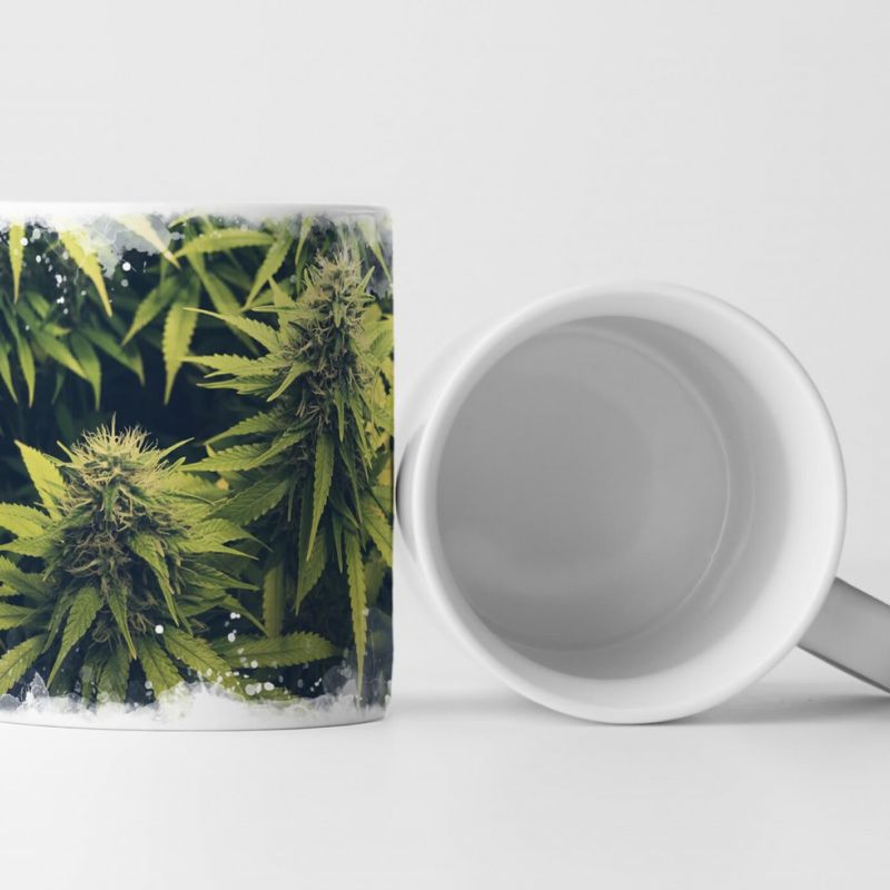 Tasse Geschenk Marihuana Pflanzen