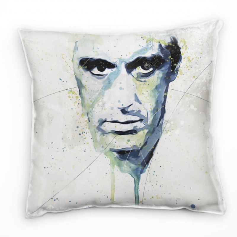 Al Pacino Scarface II Deko Kissen Bezug 40x40cm für Couch Sofa Lounge Zierkissen