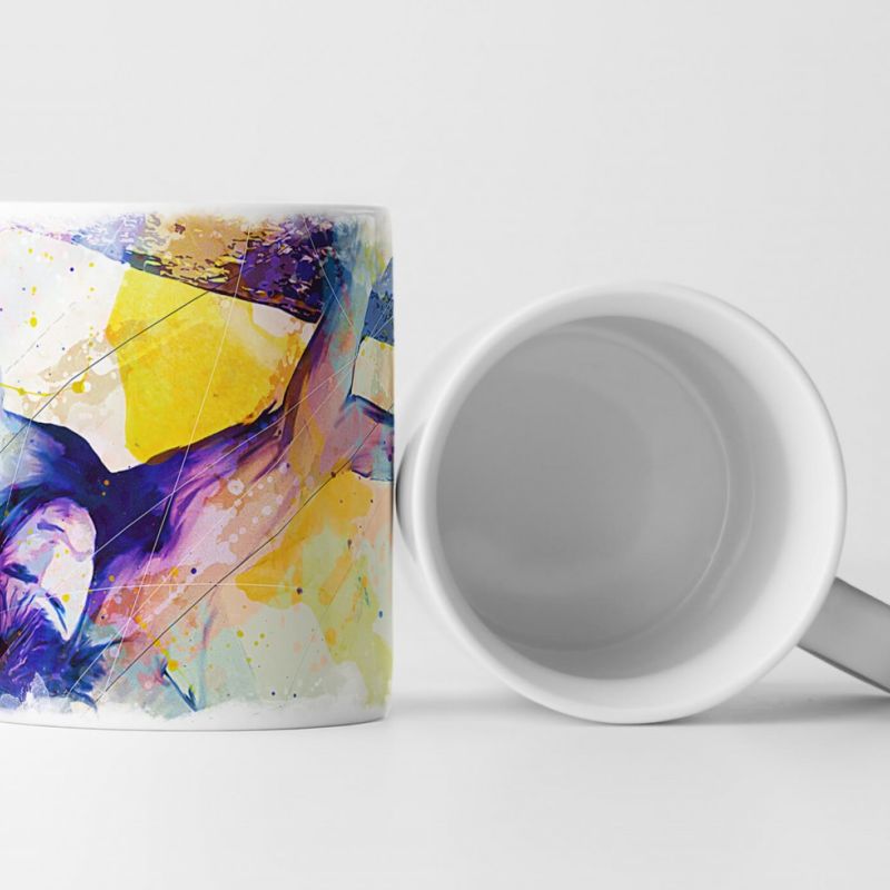 Klettern III Tasse als Geschenk,  Design Sinus Art