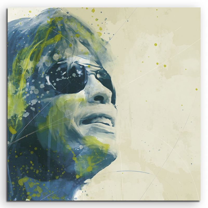 Steven Tyler I Aqua 60x60cm Wandbild Aquarell Art