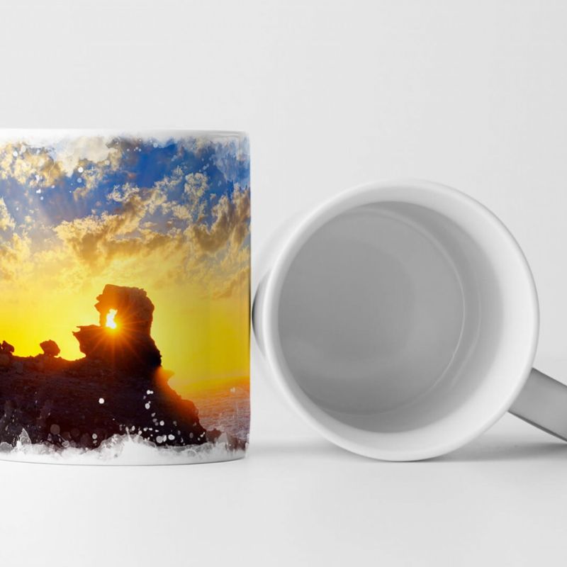 Tasse Geschenk Landschaftsfotografie – Menorca bei Sonnenaufgang