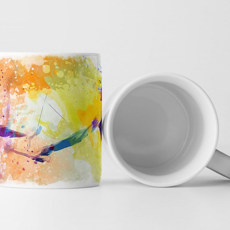 Staffellauf I Tasse als Geschenk,  Design Sinus Art