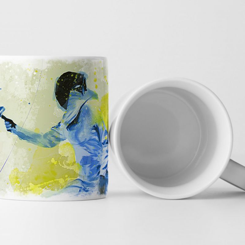 Fechten Tasse als Geschenk,  Design Sinus Art