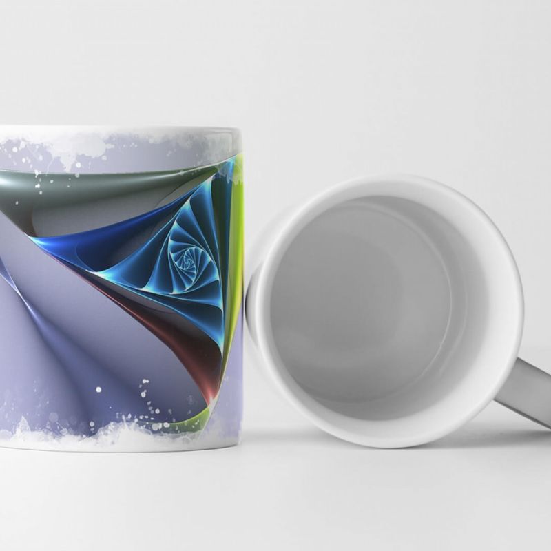 Tasse Geschenk Digitale Grafik – Formen und Stufen