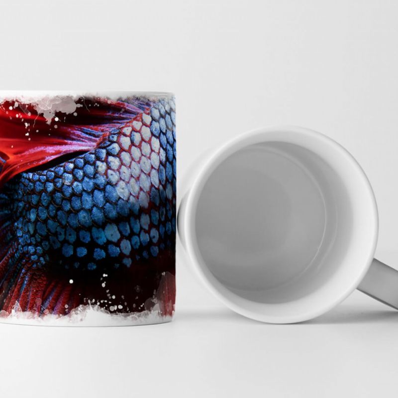 Tasse Geschenk Tierfotografie – siamesischer Kampffisch