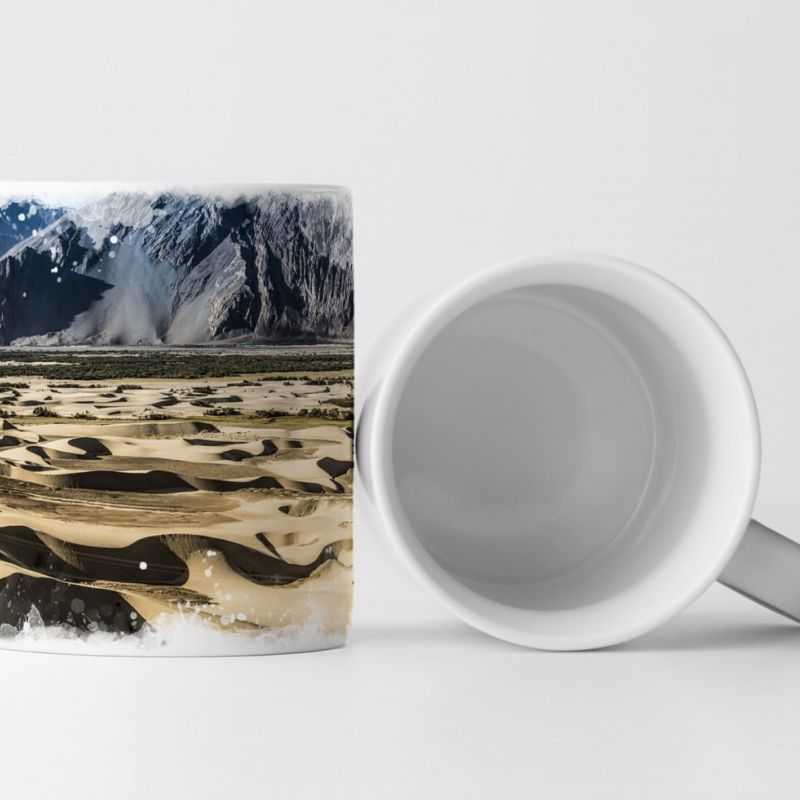 Tasse Geschenk Wüstenlandschaft und Berge